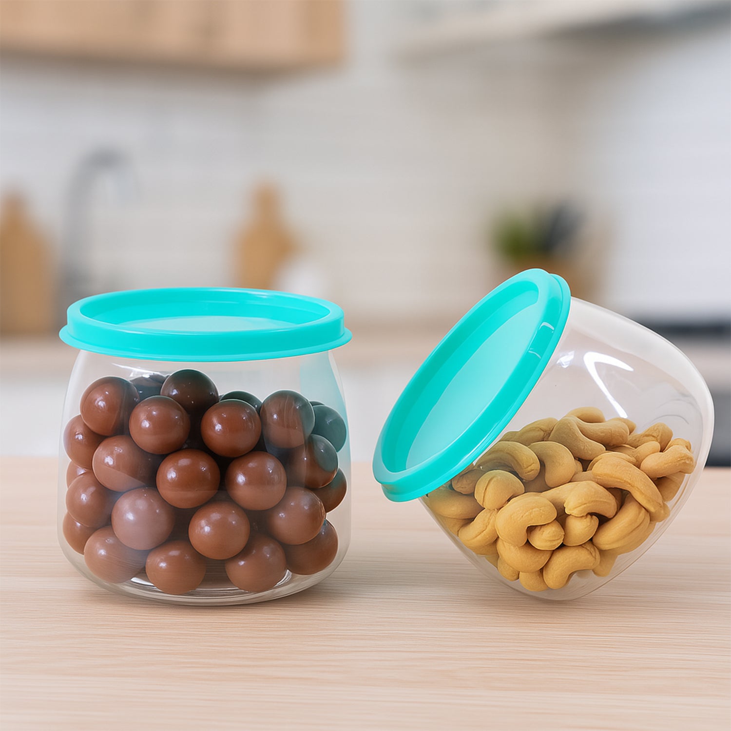 Airtight Storage Containers Set  Approx 900ml (2 Pc) Airtight Storage Containers Set  Approx 900ml (2 Pc)